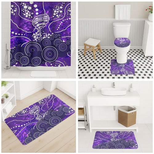 Hobart Hurricanes Bathroom Set Graffiti Urban Aboriginal Dot Abstract Design