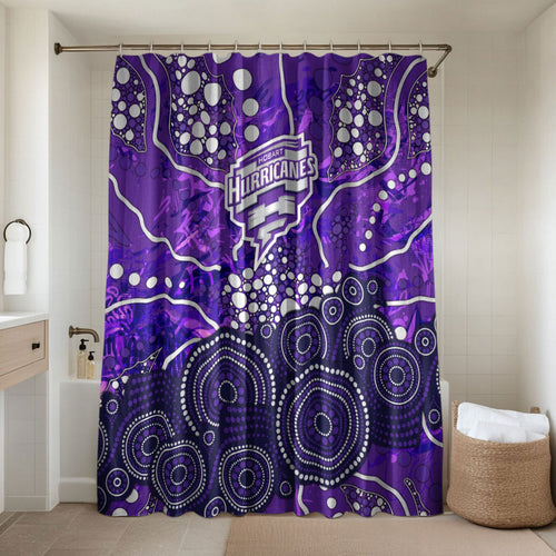 Hobart Hurricanes Bathroom Set Graffiti Urban Aboriginal Dot Abstract Design
