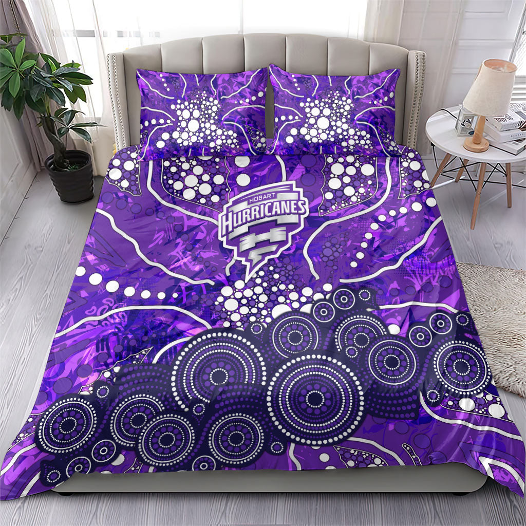 Hobart Hurricanes Bedding Set Graffiti Urban Aboriginal Dot Abstract Design