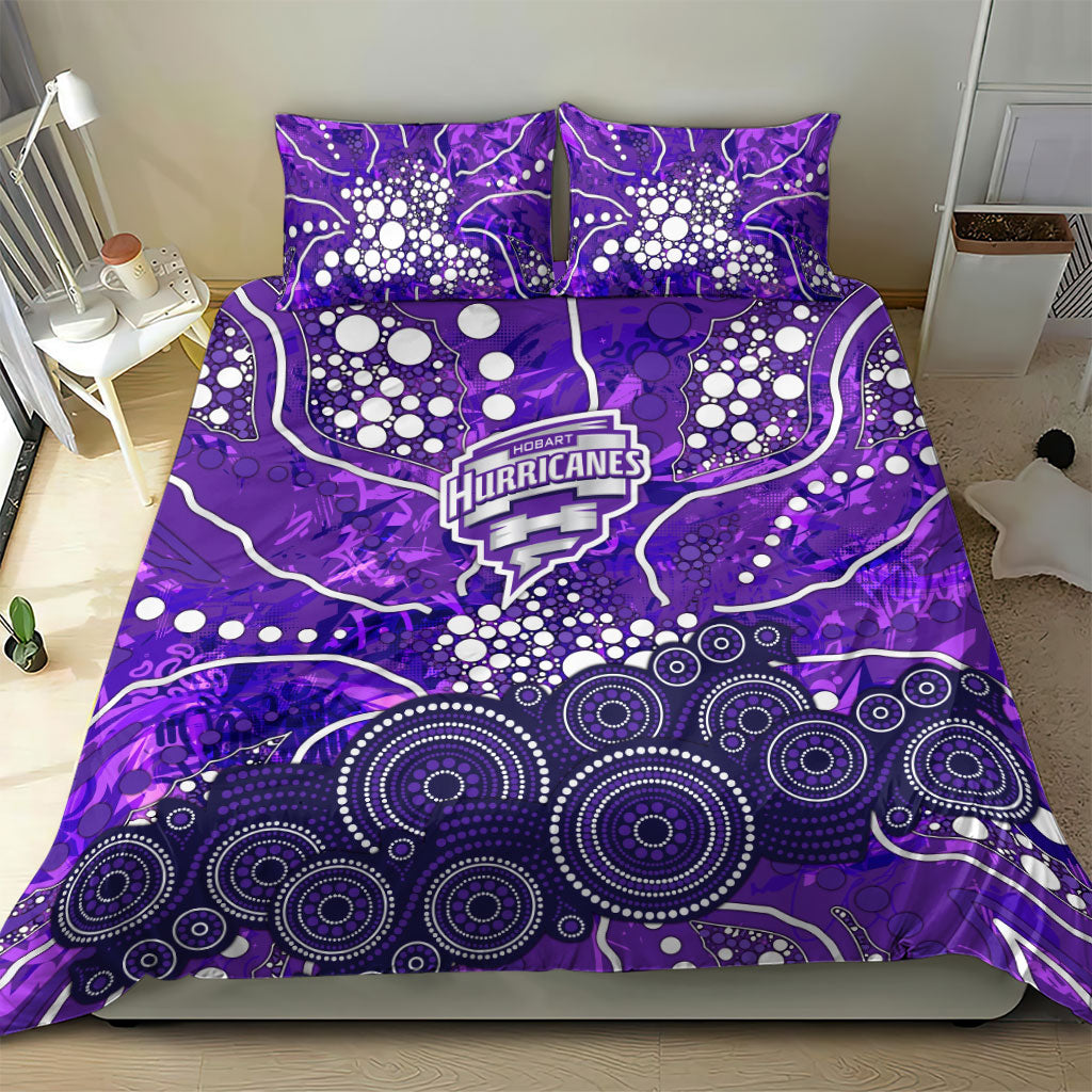 Hobart Hurricanes Bedding Set Graffiti Urban Aboriginal Dot Abstract Design