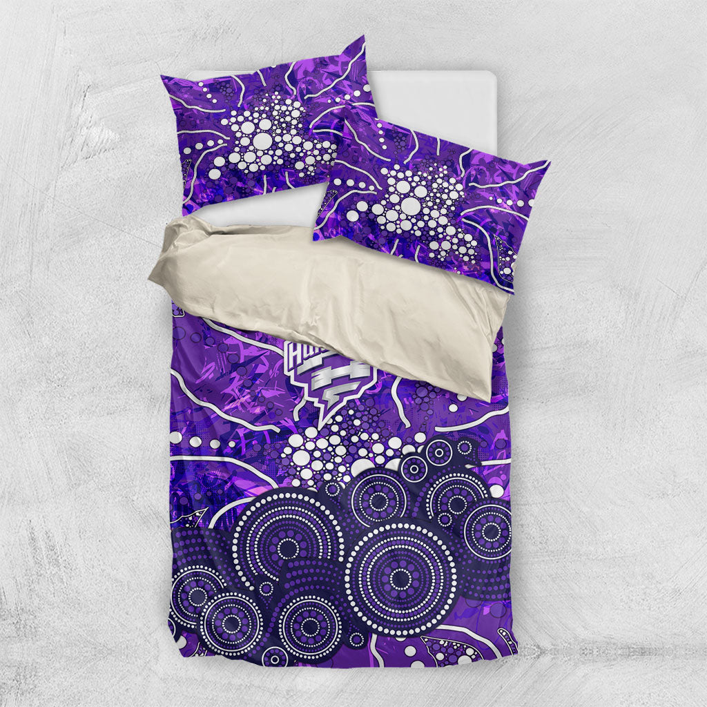 Hobart Hurricanes Bedding Set Graffiti Urban Aboriginal Dot Abstract Design