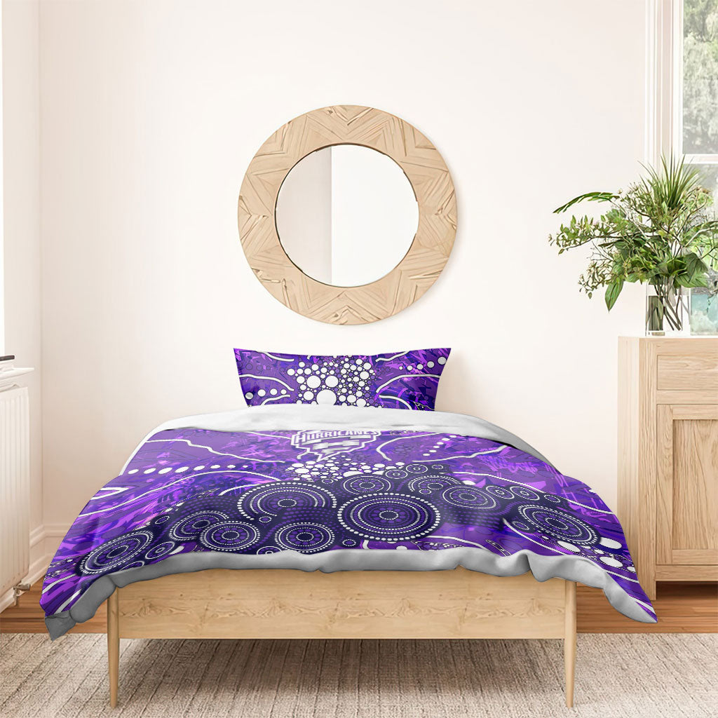 Hobart Hurricanes Bedding Set Graffiti Urban Aboriginal Dot Abstract Design