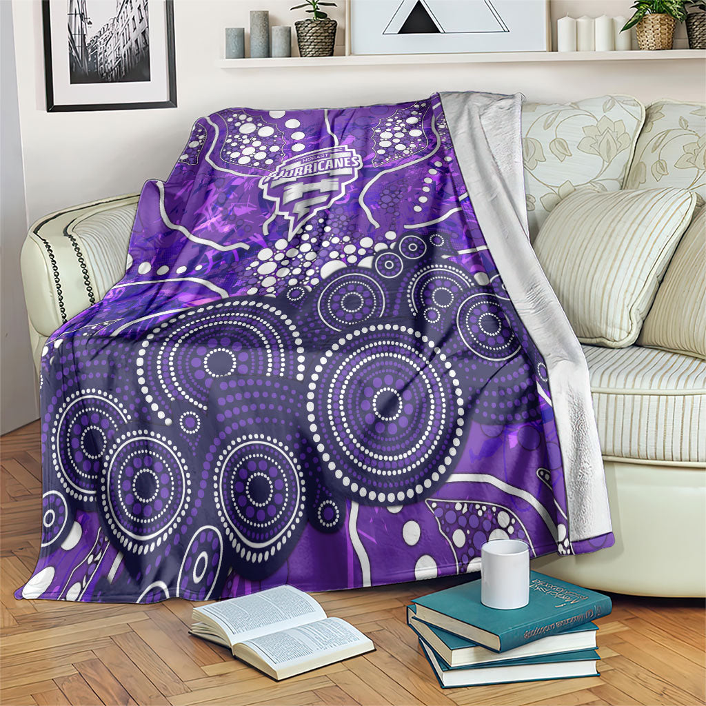 Hobart Hurricanes Blanket Graffiti Urban Aboriginal Dot Abstract Design