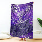 Hobart Hurricanes Blanket Graffiti Urban Aboriginal Dot Abstract Design