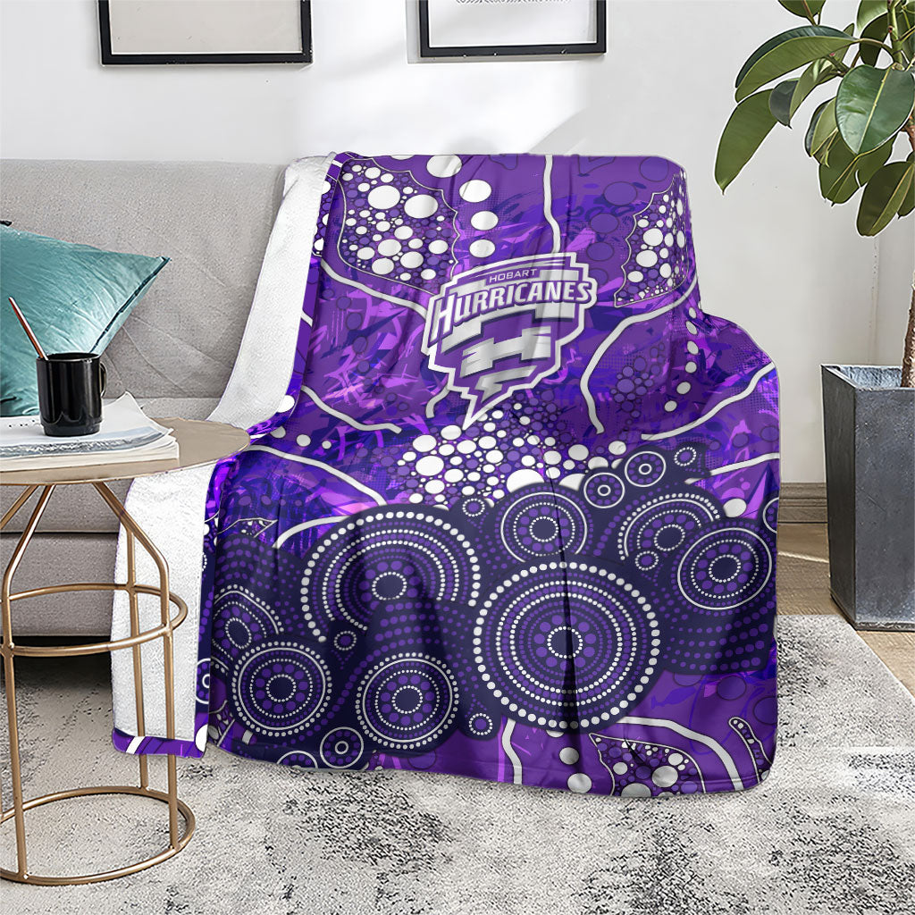 Hobart Hurricanes Blanket Graffiti Urban Aboriginal Dot Abstract Design