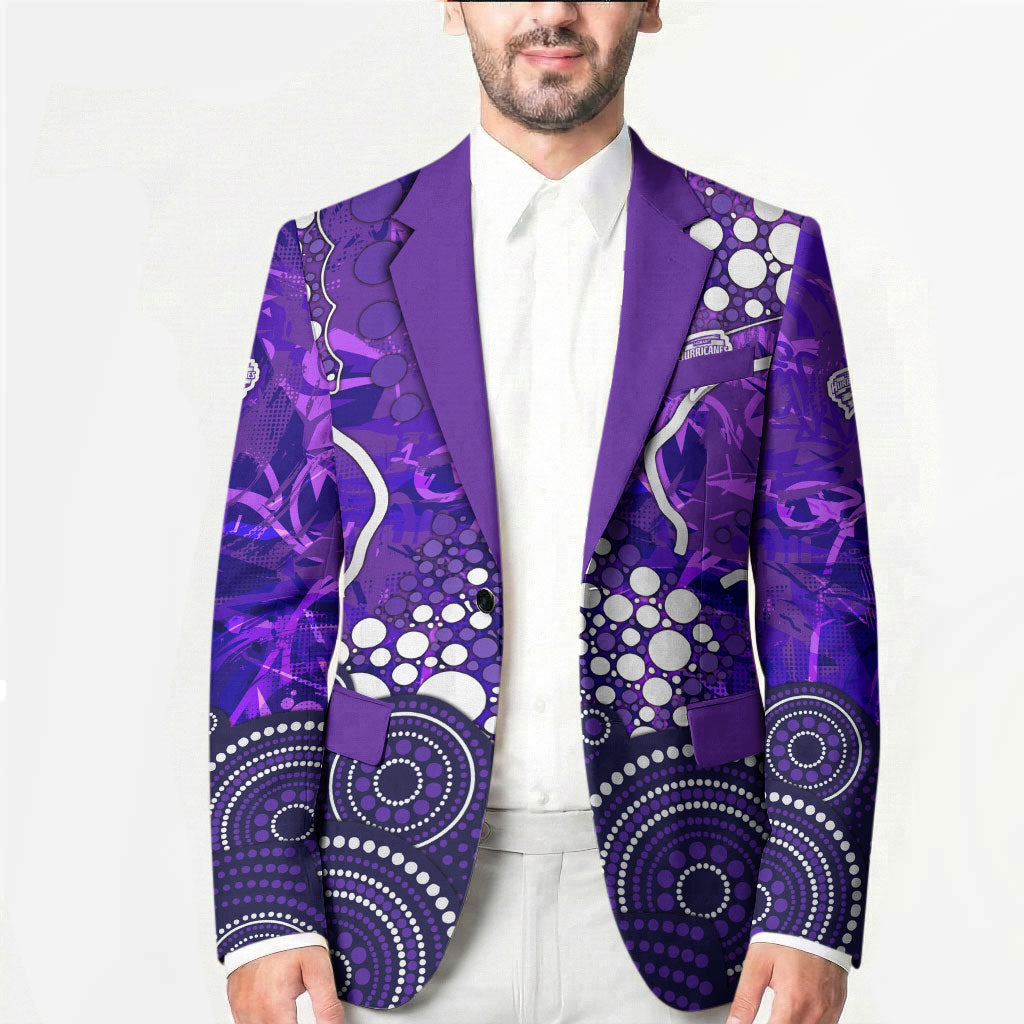 Hobart Hurricanes Blazer Graffiti Urban Aboriginal Dot Abstract Design