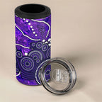Hobart Hurricanes 4 in 1 Can Cooler Tumbler Graffiti Urban Aboriginal Dot Abstract Design