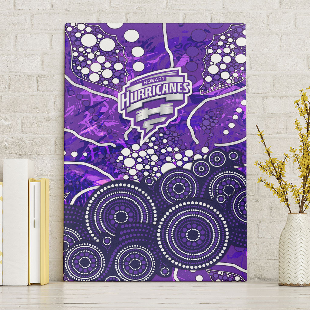 Hobart Hurricanes Canvas Wall Art Graffiti Urban Aboriginal Dot Abstract Design