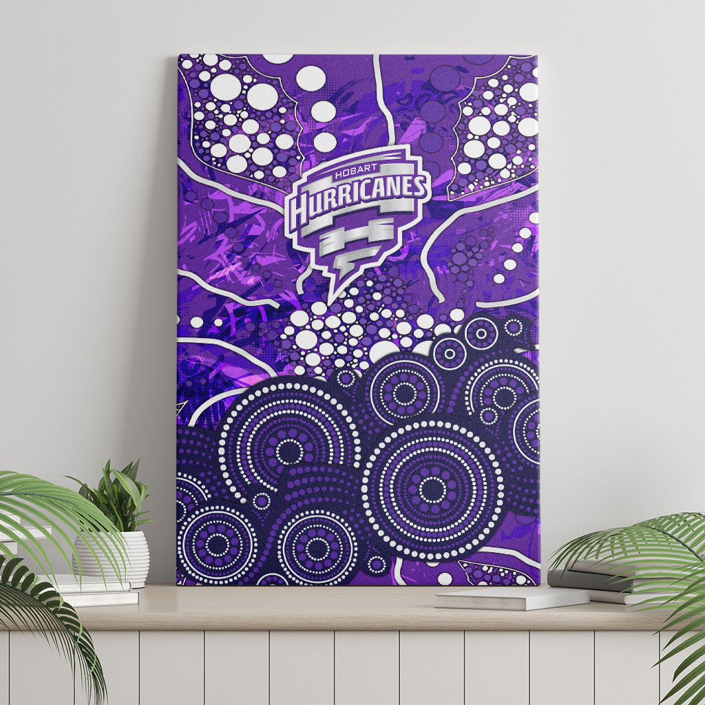 Hobart Hurricanes Canvas Wall Art Graffiti Urban Aboriginal Dot Abstract Design