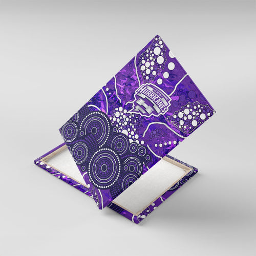 Hobart Hurricanes Canvas Wall Art Graffiti Urban Aboriginal Dot Abstract Design