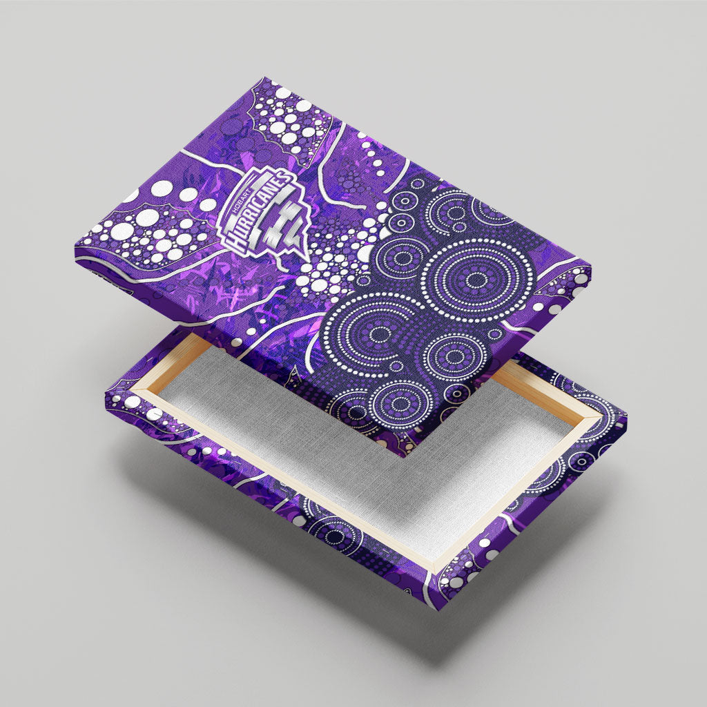 Hobart Hurricanes Canvas Wall Art Graffiti Urban Aboriginal Dot Abstract Design