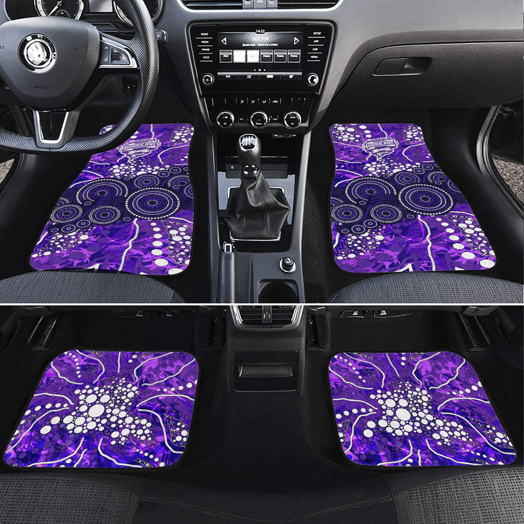 Hobart Hurricanes Car Mats Graffiti Urban Aboriginal Dot Abstract Design