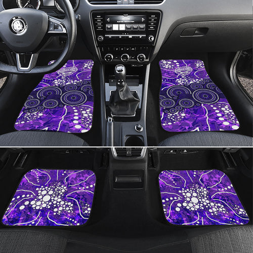 Hobart Hurricanes Car Mats Graffiti Urban Aboriginal Dot Abstract Design