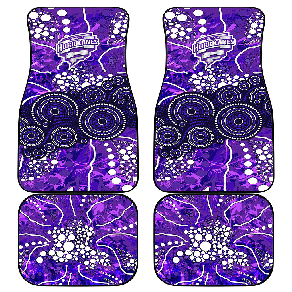 Hobart Hurricanes Car Mats Graffiti Urban Aboriginal Dot Abstract Design