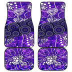 Hobart Hurricanes Car Mats Graffiti Urban Aboriginal Dot Abstract Design