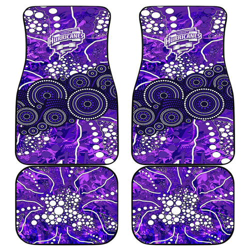 Hobart Hurricanes Car Mats Graffiti Urban Aboriginal Dot Abstract Design