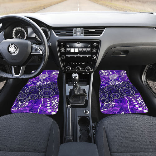 Hobart Hurricanes Car Mats Graffiti Urban Aboriginal Dot Abstract Design