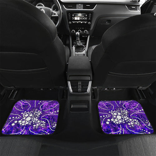 Hobart Hurricanes Car Mats Graffiti Urban Aboriginal Dot Abstract Design