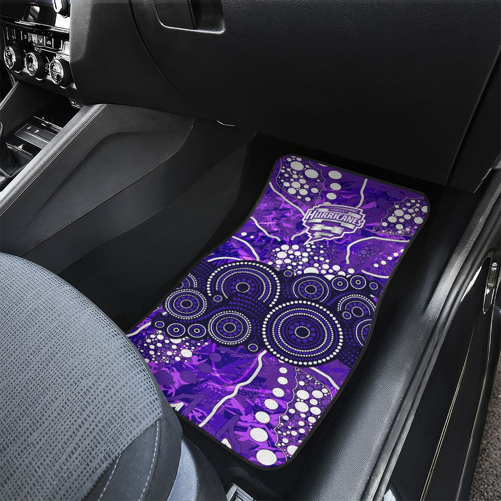 Hobart Hurricanes Car Mats Graffiti Urban Aboriginal Dot Abstract Design