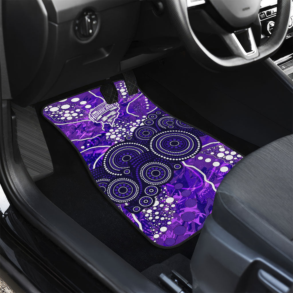 Hobart Hurricanes Car Mats Graffiti Urban Aboriginal Dot Abstract Design