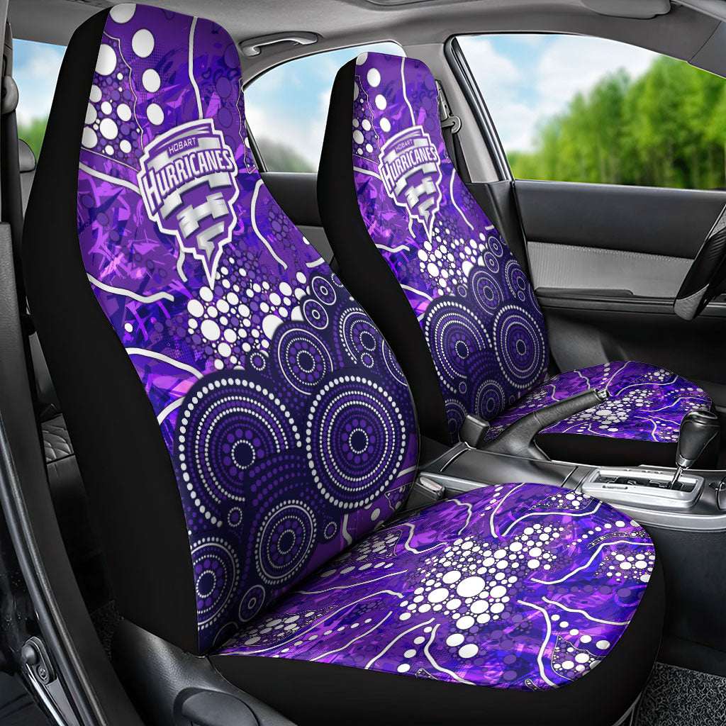Hobart Hurricanes Car Seat Cover Graffiti Urban Aboriginal Dot Abstract Design