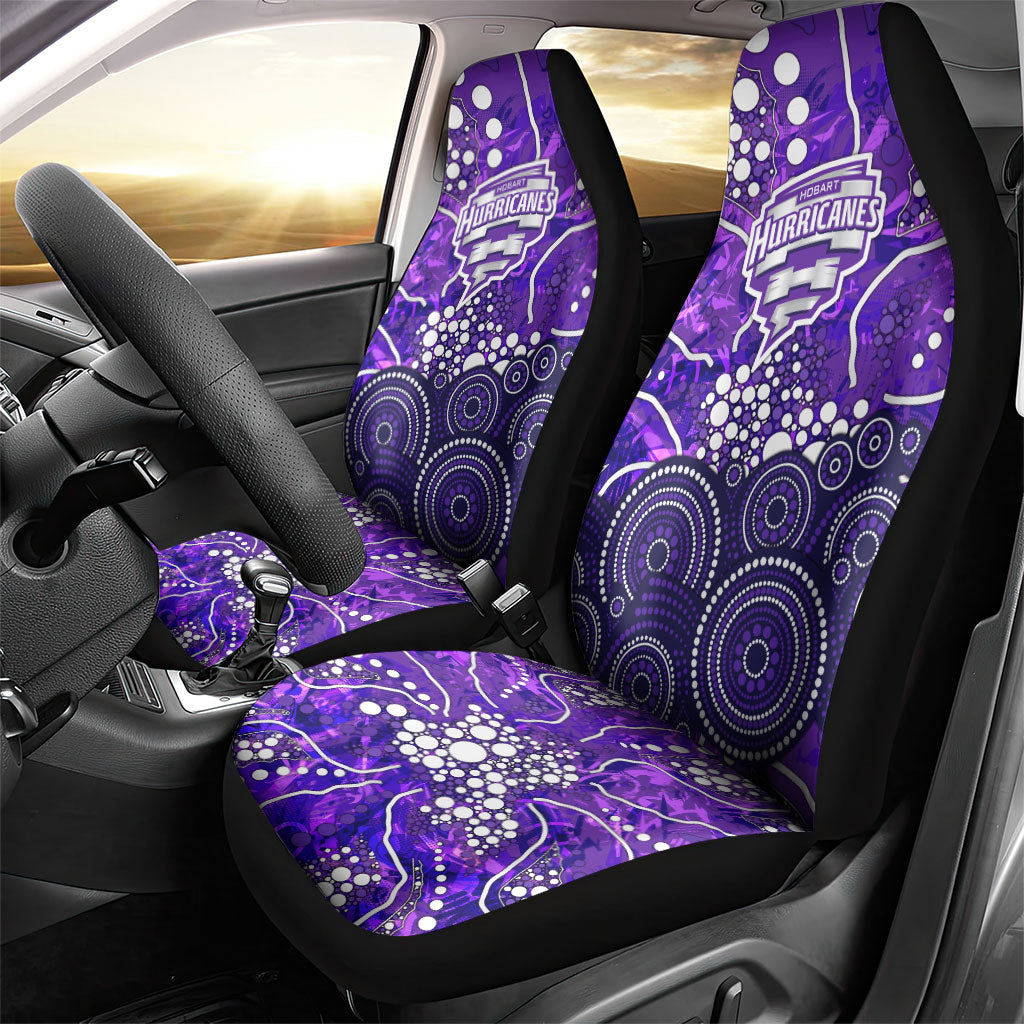 Hobart Hurricanes Car Seat Cover Graffiti Urban Aboriginal Dot Abstract Design