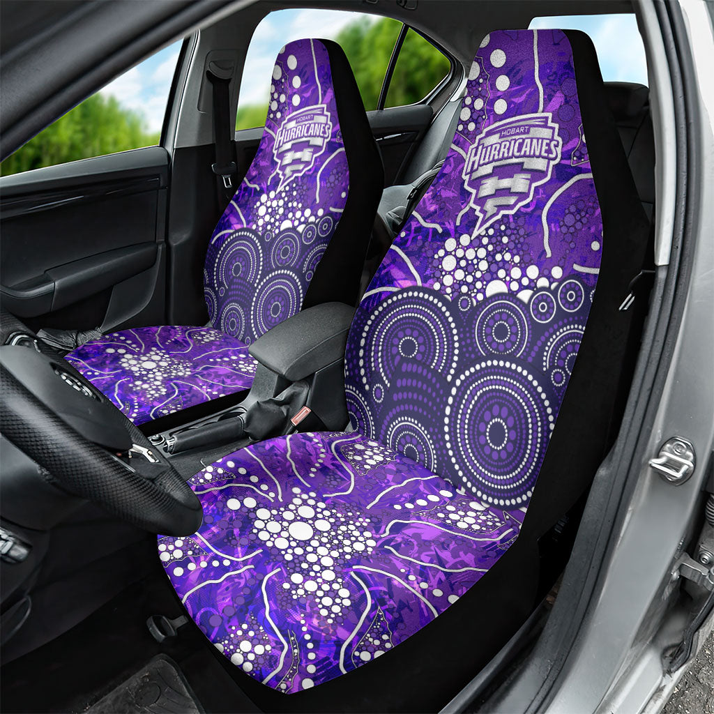 Hobart Hurricanes Car Seat Cover Graffiti Urban Aboriginal Dot Abstract Design
