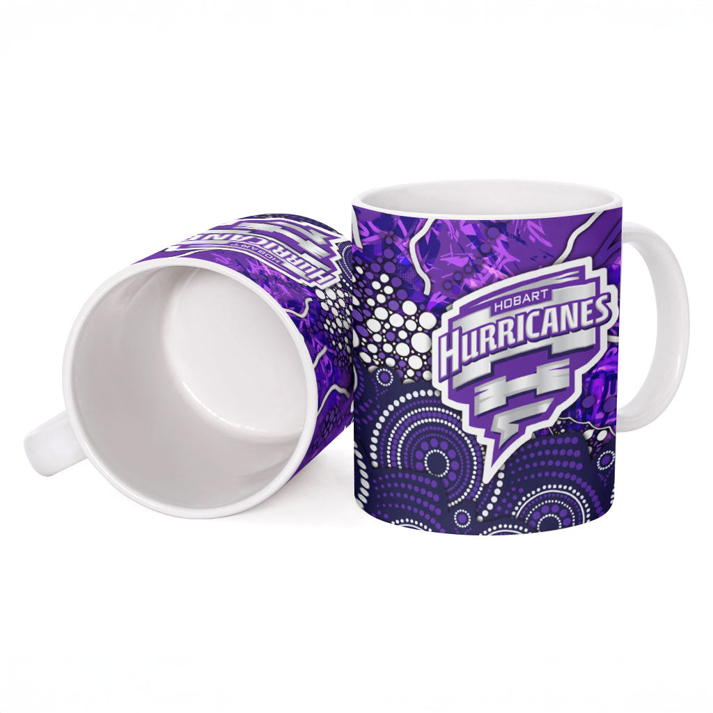 Hobart Hurricanes Ceramic Mug Graffiti Urban Aboriginal Dot Abstract Design