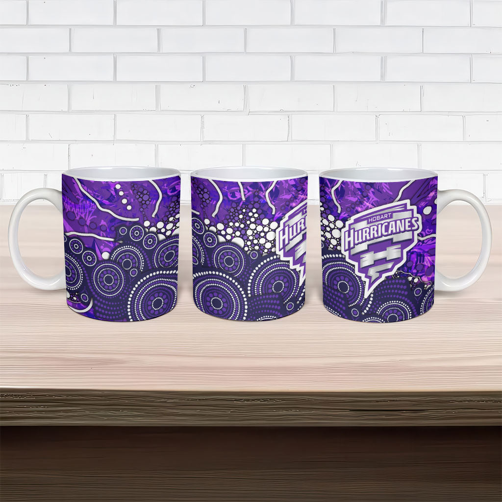 Hobart Hurricanes Ceramic Mug Graffiti Urban Aboriginal Dot Abstract Design