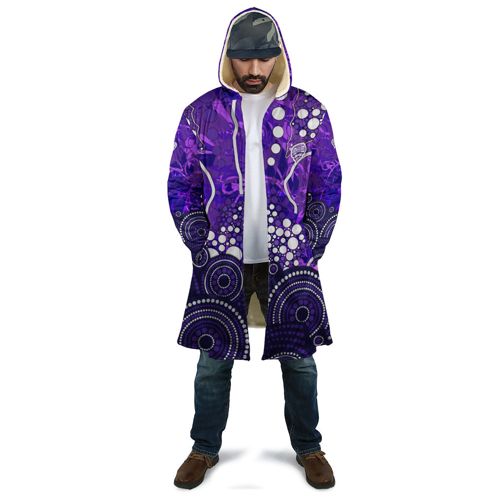 Hobart Hurricanes Cloak Graffiti Urban Aboriginal Dot Abstract Design