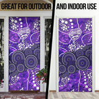 Hobart Hurricanes Door Cover Graffiti Urban Aboriginal Dot Abstract Design