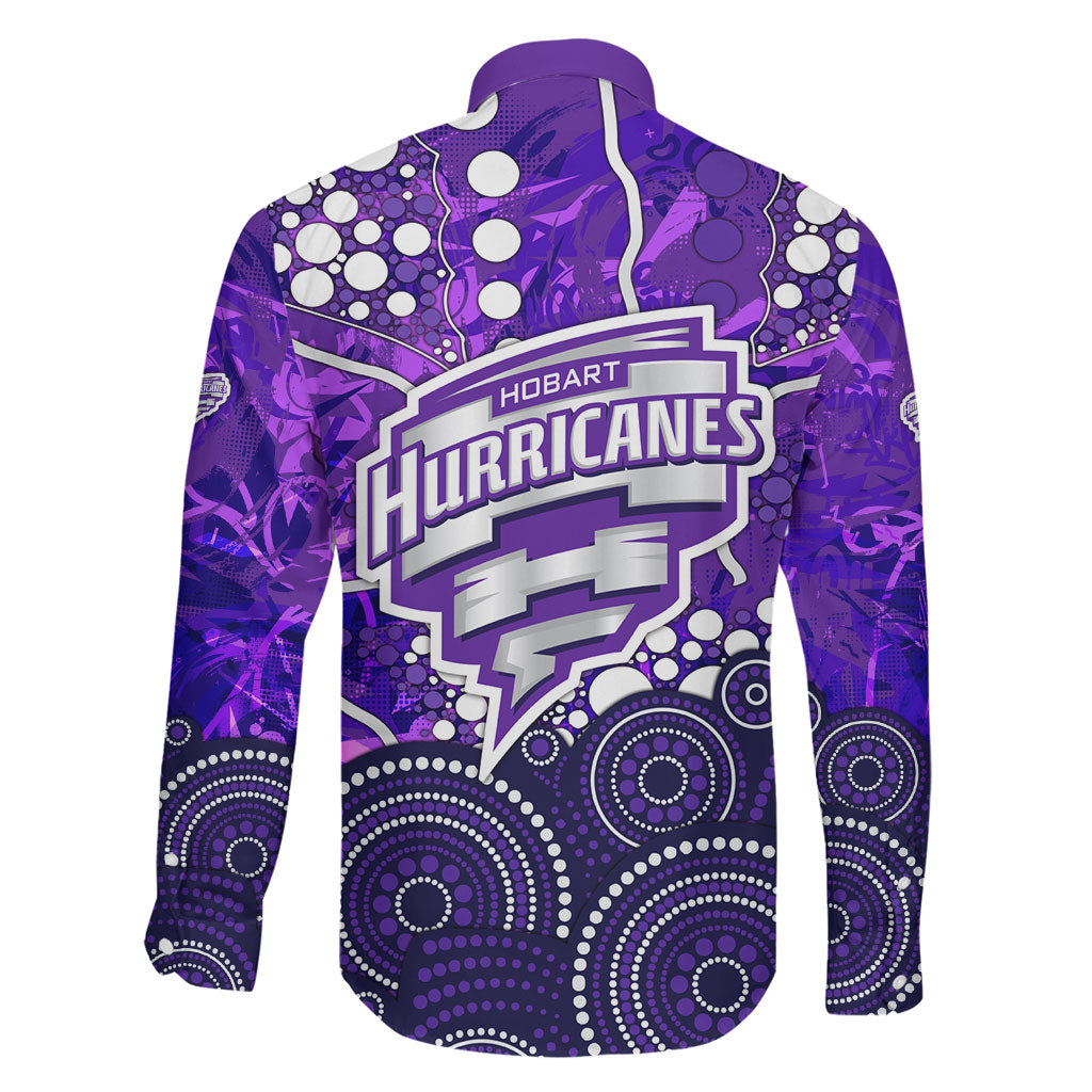 Hobart Hurricanes Family Matching Mermaid Dress and Hawaiian Shirt Graffiti Urban Aboriginal Dot Abstract Design