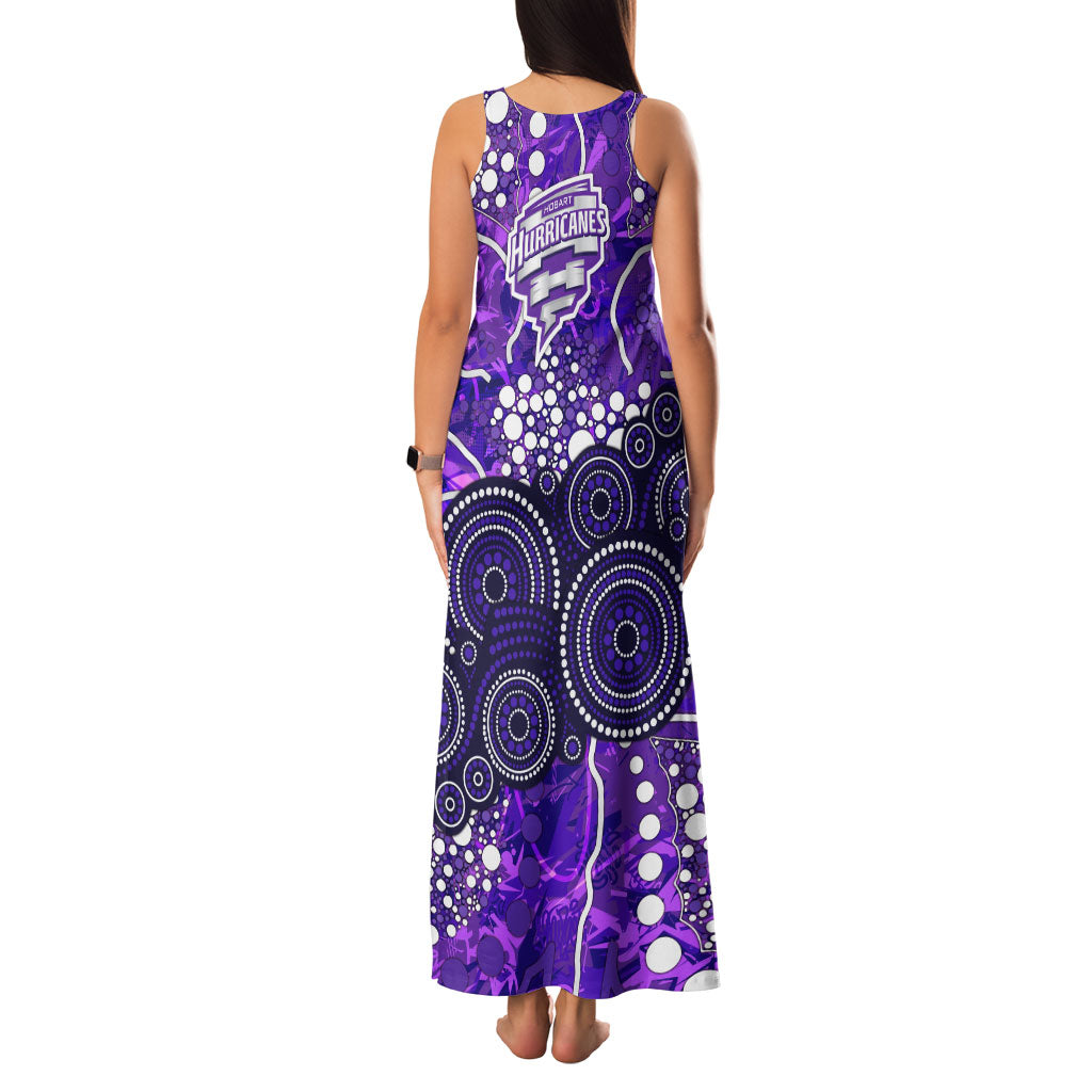 Hobart Hurricanes Family Matching Tank Maxi Dress and Hawaiian Shirt Graffiti Urban Aboriginal Dot Abstract Design