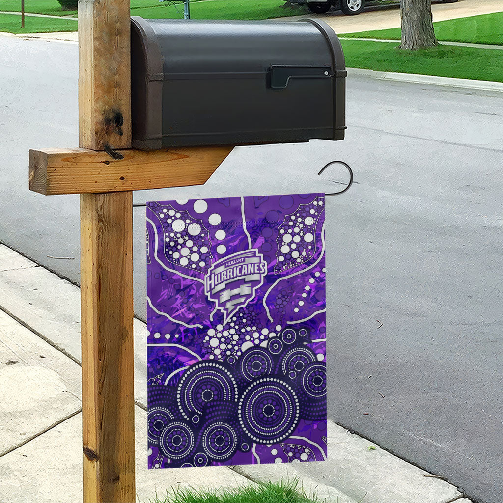 Hobart Hurricanes Garden Flag Graffiti Urban Aboriginal Dot Abstract Design