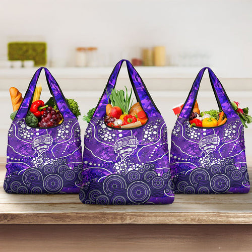Hobart Hurricanes Grocery Bag Graffiti Urban Aboriginal Dot Abstract Design