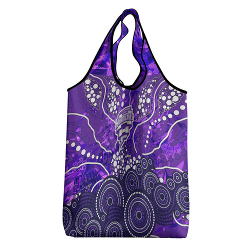 Hobart Hurricanes Grocery Bag Graffiti Urban Aboriginal Dot Abstract Design