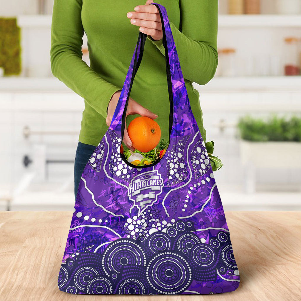 Hobart Hurricanes Grocery Bag Graffiti Urban Aboriginal Dot Abstract Design
