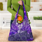 Hobart Hurricanes Grocery Bag Graffiti Urban Aboriginal Dot Abstract Design