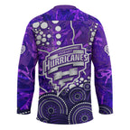 Hobart Hurricanes Hockey Jersey Graffiti Urban Aboriginal Dot Abstract Design