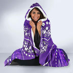 Hobart Hurricanes Hooded Blanket Graffiti Urban Aboriginal Dot Abstract Design