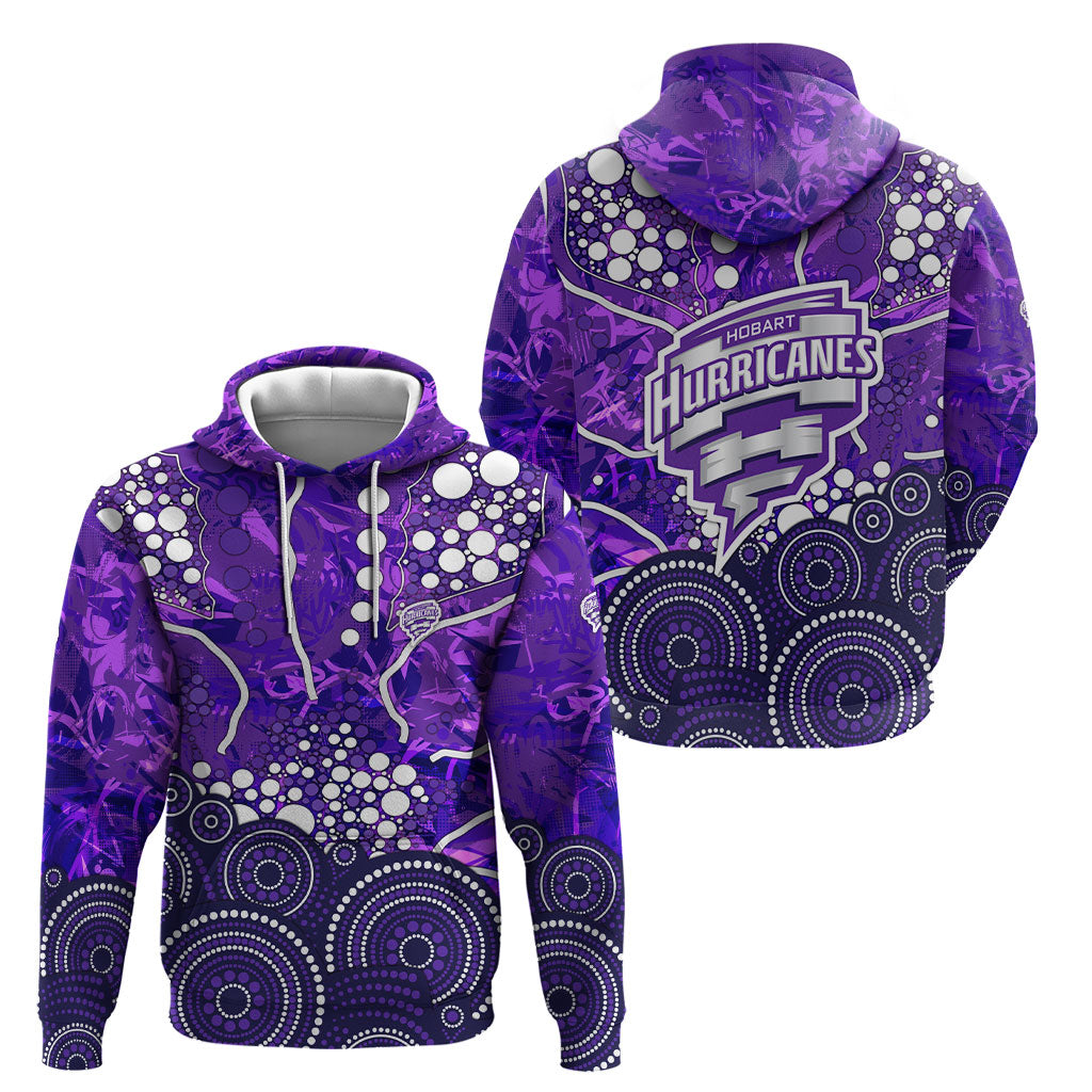 Hobart Hurricanes Hoodie Graffiti Urban Aboriginal Dot Abstract Design