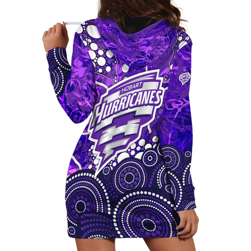 Hobart Hurricanes Hoodie Dress Graffiti Urban Aboriginal Dot Abstract Design