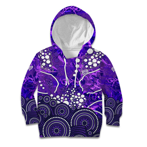 Hobart Hurricanes Kid Hoodie Graffiti Urban Aboriginal Dot Abstract Design