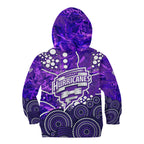 Hobart Hurricanes Kid Hoodie Graffiti Urban Aboriginal Dot Abstract Design