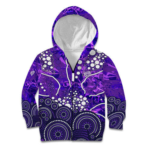 Hobart Hurricanes Kid Hoodie Graffiti Urban Aboriginal Dot Abstract Design
