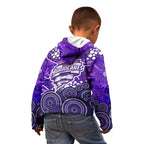 Hobart Hurricanes Kid Hoodie Graffiti Urban Aboriginal Dot Abstract Design