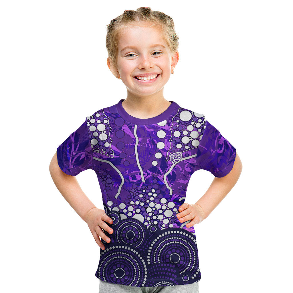 Hobart Hurricanes Kid T Shirt Graffiti Urban Aboriginal Dot Abstract Design
