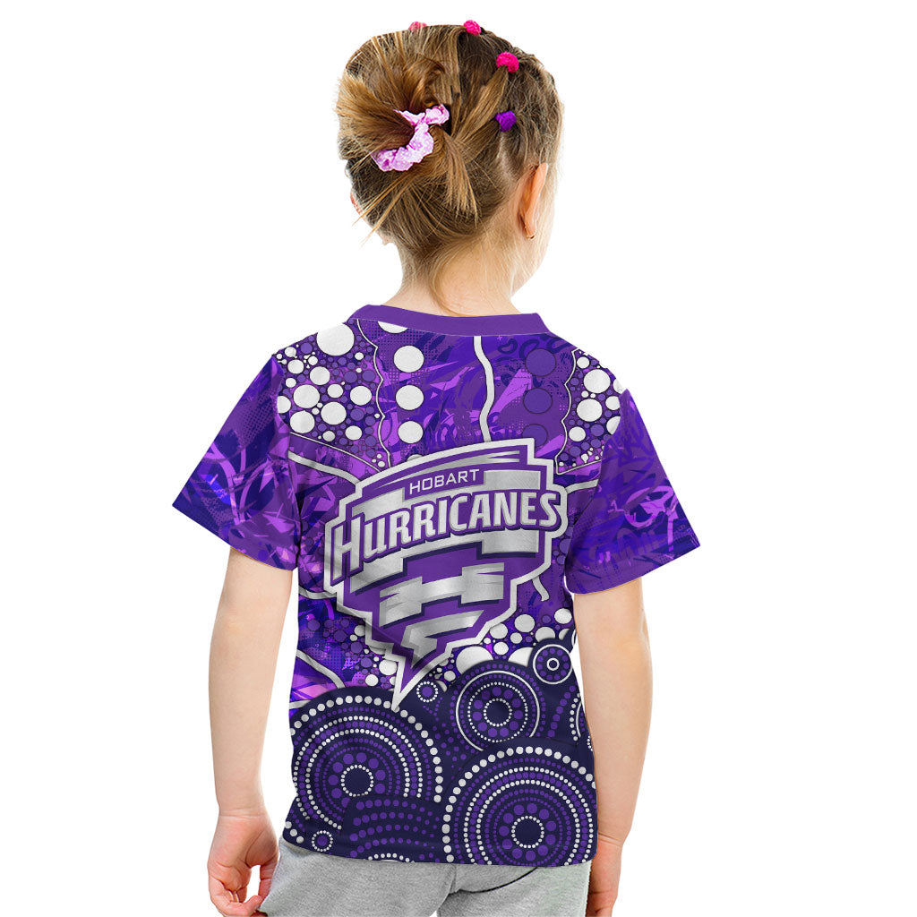 Hobart Hurricanes Kid T Shirt Graffiti Urban Aboriginal Dot Abstract Design