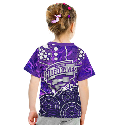 Hobart Hurricanes Kid T Shirt Graffiti Urban Aboriginal Dot Abstract Design