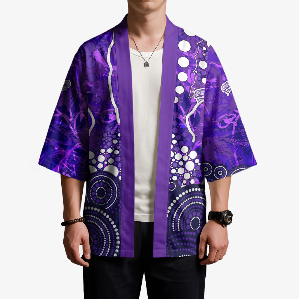 Hobart Hurricanes Kimono Graffiti Urban Aboriginal Dot Abstract Design
